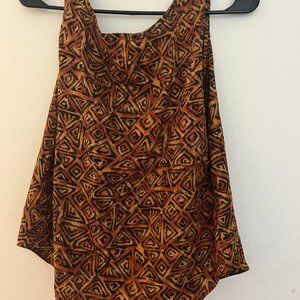 Vintage geometric tank top (medium)